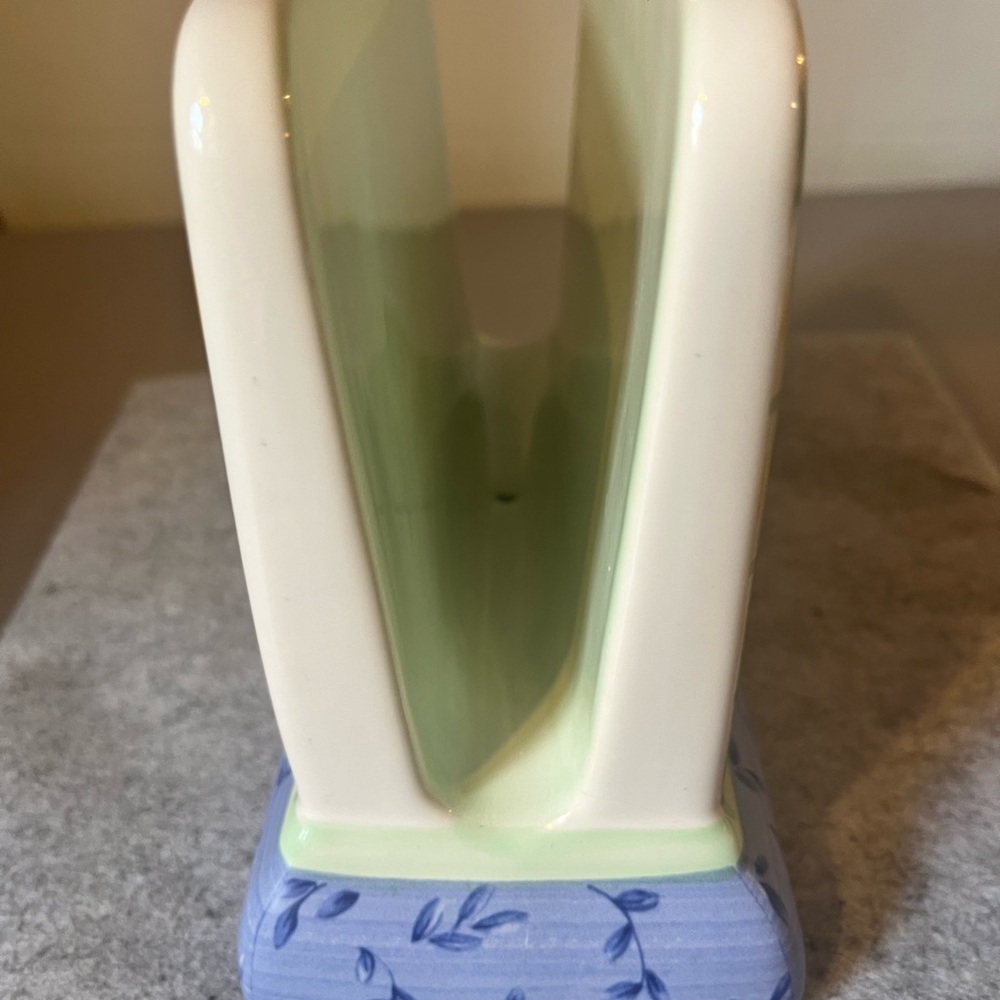Pfaltzgraff Summer Breeze Napkin Holder Vintage Ceramic Cottagecore - Picture 3 of 10